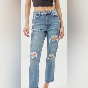 Urban Outfitters BDG high-waisted straight leg jean…